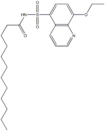 N-[(8-Ethoxyquinolin-5-yl)sulfonyl]dodecanamide Struktur