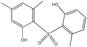 2,2'-Dihydroxy-4,6,6'-trimethyl[sulfonylbisbenzene] Struktur