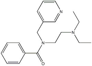 N-[2-(Diethylamino)ethyl]-N-(3-pyridinylmethyl)benzamide Struktur