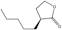 (S)-3-Pentyldihydrofuran-2(3H)-one Struktur