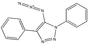 5-Azido-1,4-diphenyl-1H-1,2,3-triazole Struktur