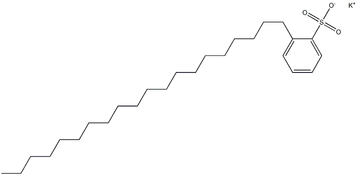 2-Icosylbenzenesulfonic acid potassium salt Struktur