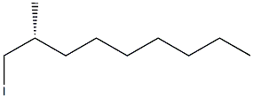 [R,(-)]-1-Iodo-2-methylnonane Struktur