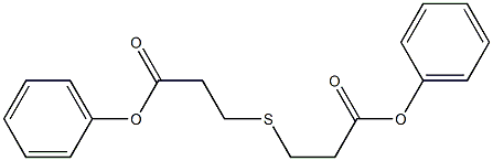 3,3'-Thiodipropionic acid diphenyl ester Struktur