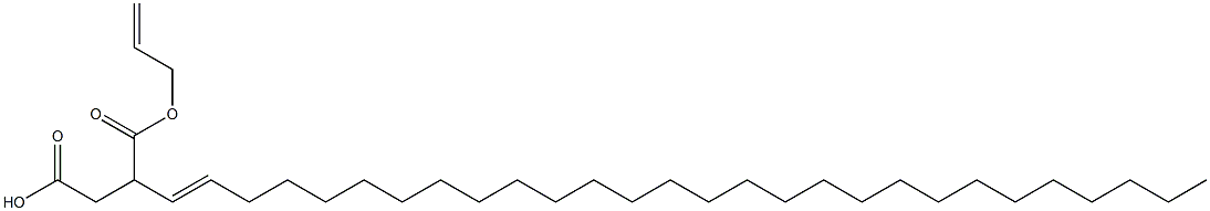 3-(1-Octacosenyl)succinic acid 1-hydrogen 4-allyl ester Struktur