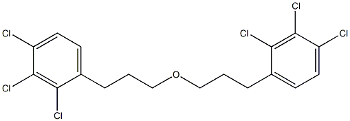 2,3,4-Trichlorophenylpropyl ether Struktur