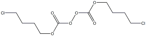 Peroxydicarbonic acid bis(4-chlorobutyl) ester Struktur