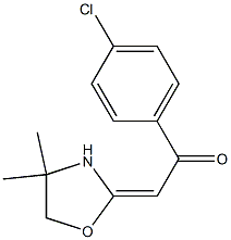 4,4-Dimethyl-2-[(4-chlorobenzoyl)methylene]oxazolidine Struktur