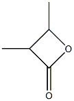 2,3-Dimethyl-3-hydroxypropanoic acid lactone Struktur