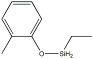 Ethyl(2-methylphenoxy)silane Struktur