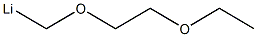 [(2-Ethoxyethoxy)methyl]lithium Struktur