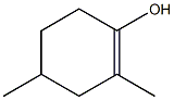 2,4-Dimethyl-1-cyclohexen-1-ol Struktur