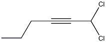 1,1-Dichloro-2-hexyne Struktur