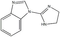 1-(2-Imidazoline-2-yl)-1H-benzimidazole Struktur