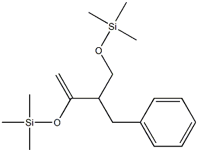 2,4-Bis[(trimethylsilyl)oxy]-3-benzyl-1-butene Struktur