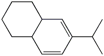 1,2,3,4,4a,8a-Hexahydro-6-isopropylnaphthalene Struktur