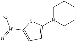 5-Nitro-2-(1-piperidinyl)thiophene Struktur