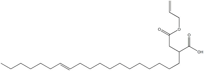 2-(12-Nonadecenyl)succinic acid 1-hydrogen 4-allyl ester Struktur