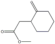 2-(2-Methylenecyclohexyl)acetic acid methyl ester Struktur