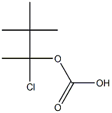 Carbonic acid tert-butyl(1-chloroethyl) ester Struktur