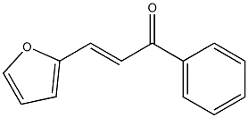 (E)-1-Phenyl-3-(2-furyl)-2-propene-1-one Struktur