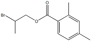 2,4-Dimethylbenzenecarboxylic acid 2-bromopropyl ester Struktur