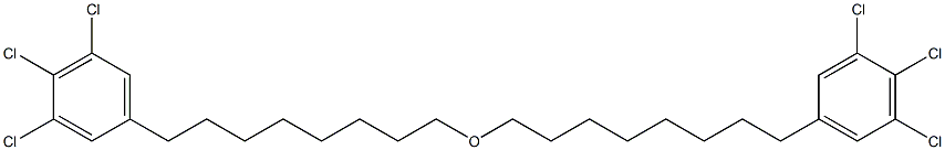 3,4,5-Trichlorophenyloctyl ether Struktur