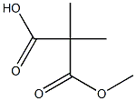 2,2-Dimethylmalonic acid 1-methyl ester Struktur