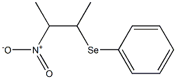 2-Nitro-3-(phenylseleno)butane Struktur