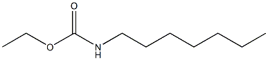 N-Heptylcarbamic acid ethyl ester Struktur