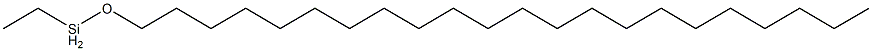 Ethyl(docosyloxy)silane Struktur