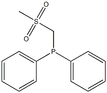 Diphenyl(methylsulfinylmethyl)phosphine oxide Struktur