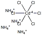 Ammonium hexachlorocadmate Struktur