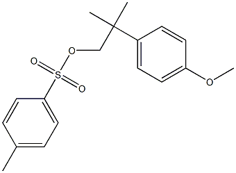 p-Toluenesulfonic acid 2-(4-methoxyphenyl)-2-methylpropyl ester Struktur