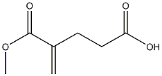 2-Methyleneglutaric acid 1-methyl ester Struktur