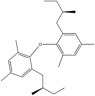 (-)-[(R)-sec-Butyl]mesityl ether Struktur