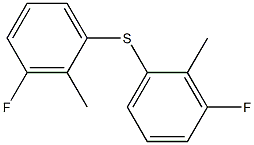 Methyl[3-fluorophenyl] sulfide Struktur