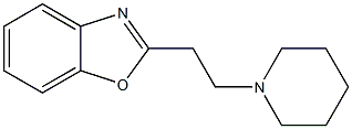 2-[2-Piperidinoethyl]benzoxazole Struktur