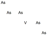 Vanadium pentaarsenic Struktur