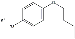 Potassium p-butoxyphenolate Struktur