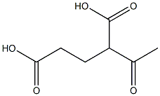 2-Acetylglutaric acid Struktur