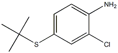 2-Chloro-4-(tert-butylthio)aniline Struktur