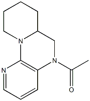 10-Acetyl-5,6,7,8,9,10-hexahydro-8aH-4,4b,10-triazaphenanthrene Struktur