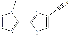 1'-Methyl-2,2'-bi-1H-imidazole-4-carbonitrile Struktur