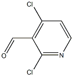 2,4-Dichloropyridine-3-carbaldehyde Struktur