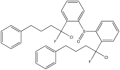 [1-Chloro-1-fluoro-4-phenylbutyl]phenyl sulfoxide Struktur