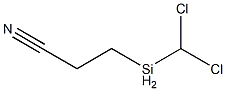 3-(Dichloromethylsilyl)propiononitrile Struktur