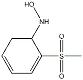 N-[2-(Methylsulfonyl)phenyl]hydroxylamine Struktur