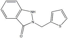 2-[(2-Thienyl)methyl]-1H-indazol-3(2H)-one Struktur