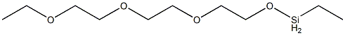 Ethyl[2-[2-(2-ethoxyethoxy)ethoxy]ethoxy]silane Struktur